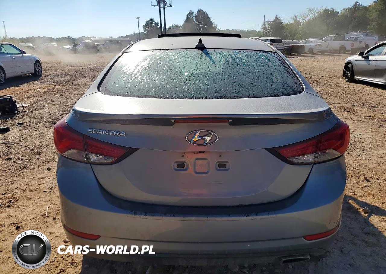 2015 Hyundai Elantra Sport VIN:KMHDH4AHXFU229689 - 6