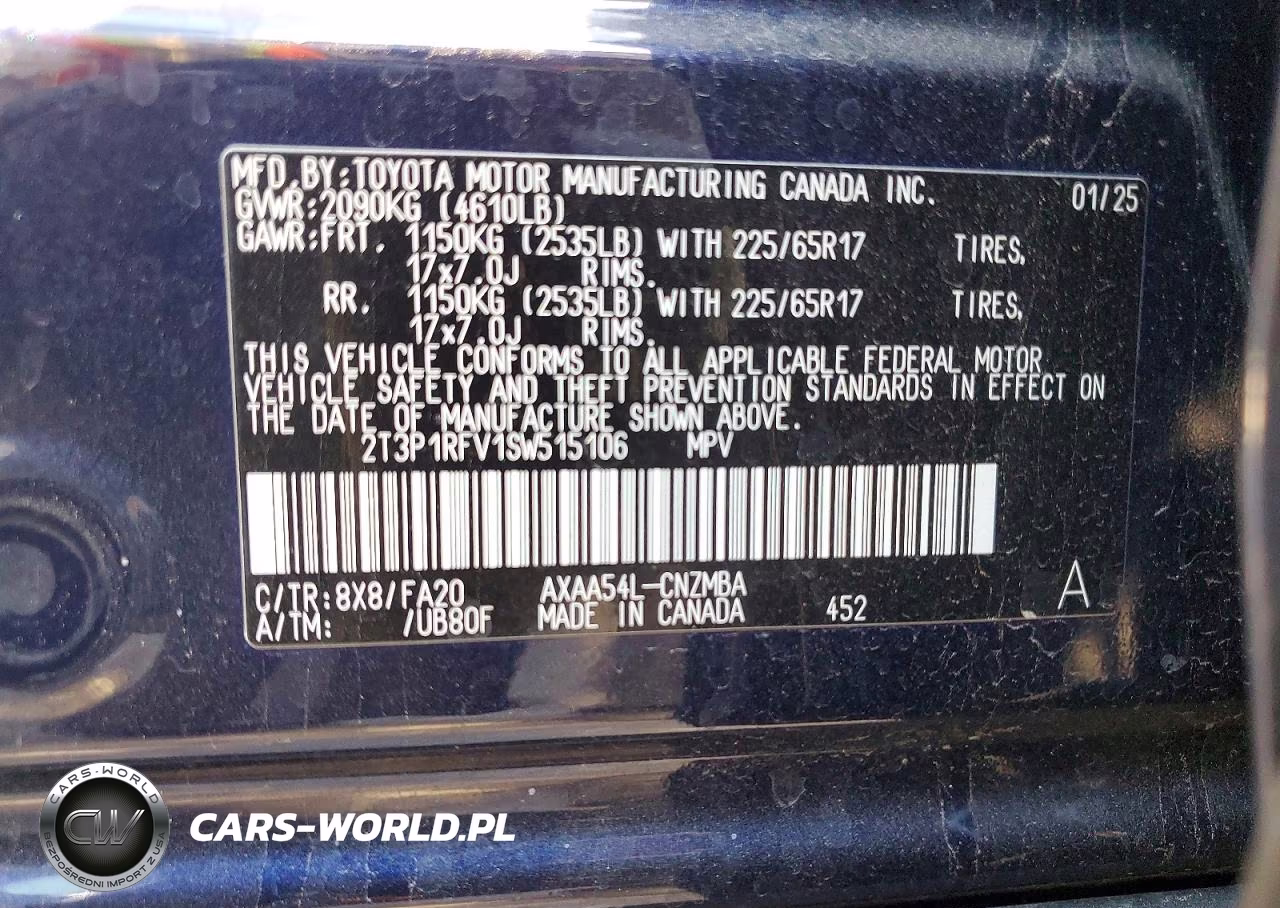 2025 Toyota Rav4 Xle VIN:2T3P1RFV1SW515106 - 13