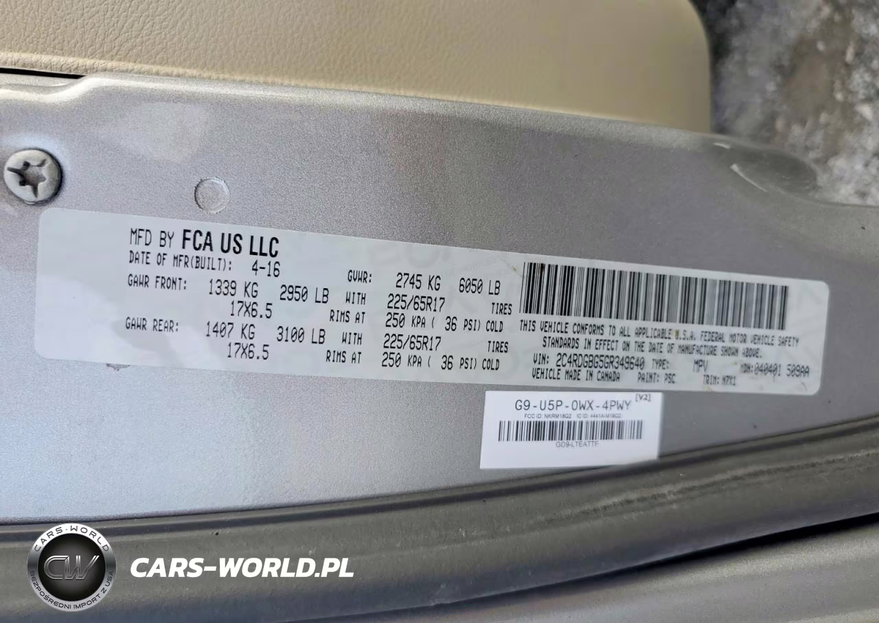 2016 Dodge Grand Caravan Se VIN:2C4RDGBG5GR349640 - 14