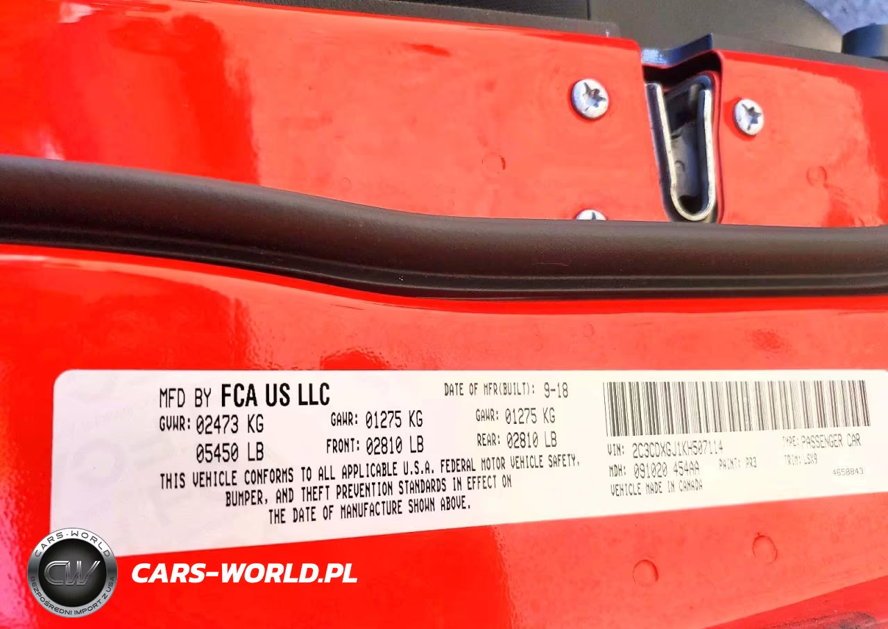 2019 Dodge Charger Scat Pack VIN:2C3CDXGJ1KH507114 - 12