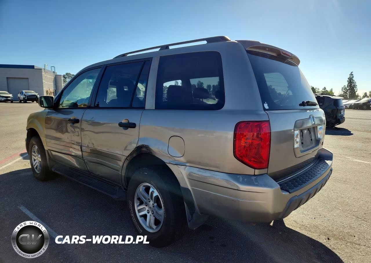 2003 Honda Pilot Exl VIN:2HKYF18513H545168 - 2