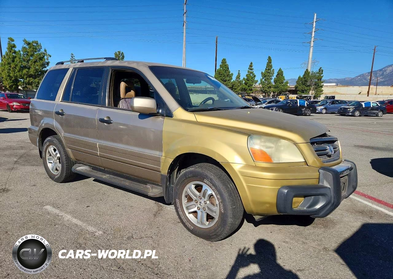2003 Honda Pilot Exl VIN:2HKYF18513H545168 - 4