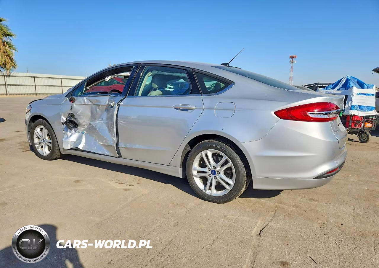 2018 Ford Fusion S Hybrid VIN:3FA6P0UUXJR227125 - 2