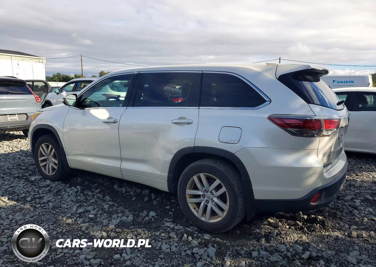 2015 Toyota Highlander Le VIN:5TDBKRFH8FS109445 - 2