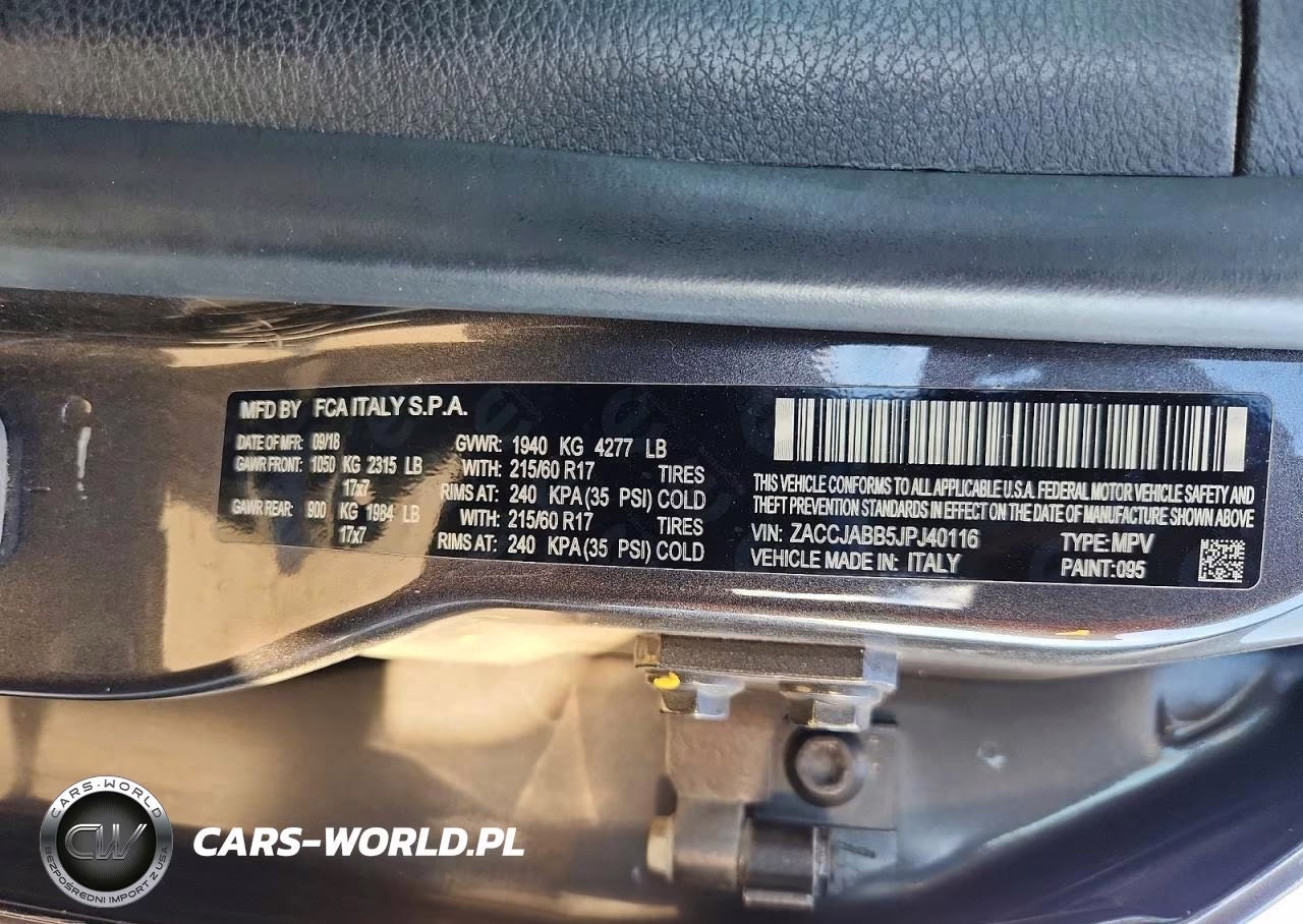 2018 Jeep Renegade Latitude VIN:ZACCJABB5JPJ40116 - 12