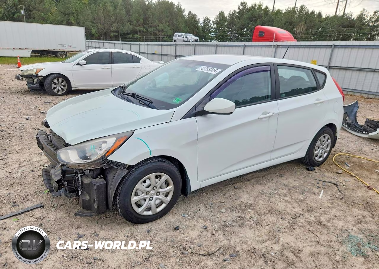 2013 Hyundai Accent Gs VIN:KMHCT5AEXDU121169 - 1