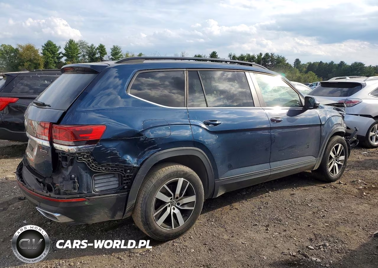 2021 Volkswagen Atlas Se VIN:1V2LP2CA1MC545569 - 3