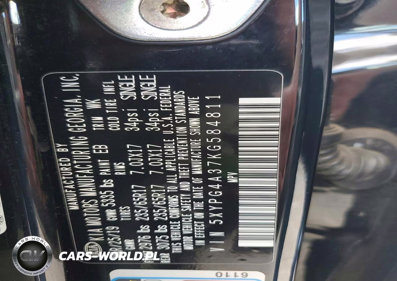 2019 Kia Sorento L VIN:5XYPG4A37KG584811 - 13