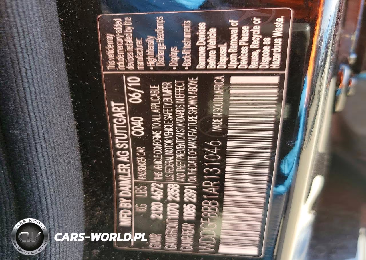 2010 Mercedes-Benz C 300 4Matic VIN:WDDGF8BB1AR131046 - 12