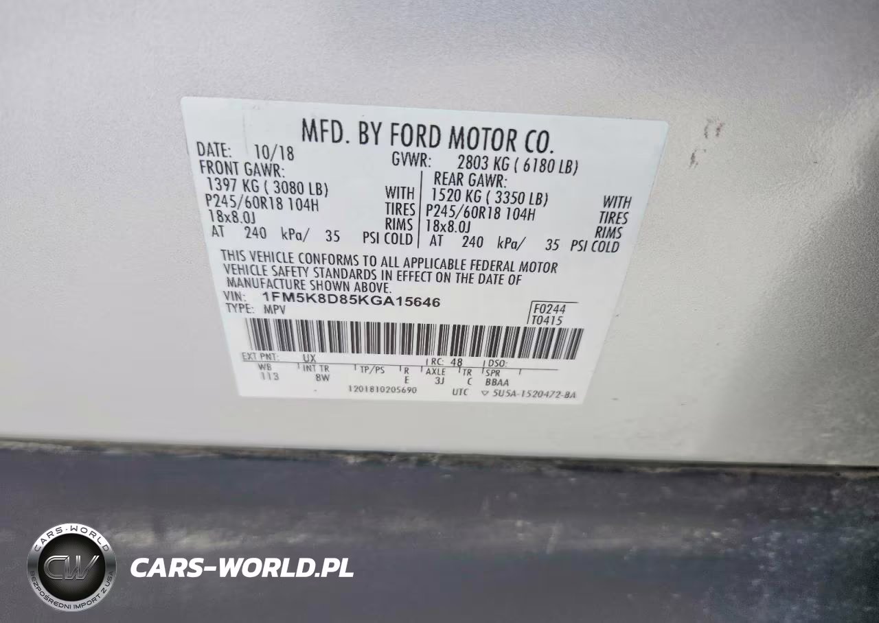 2019 Ford Explorer Xlt VIN:1FM5K8D85KGA15646 - 13