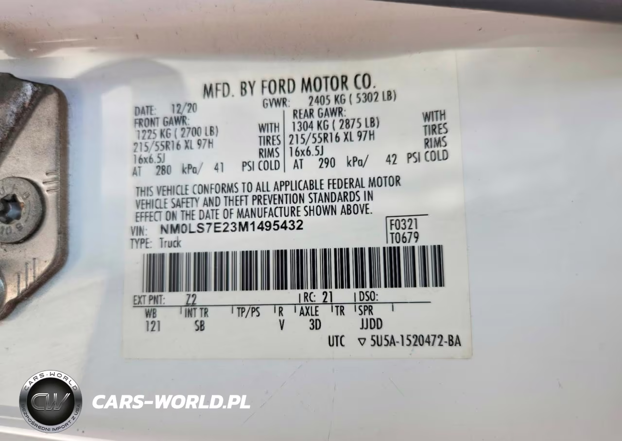 2021 Ford Transit Connect Xl VIN:NM0LS7E23M1495432 - 13