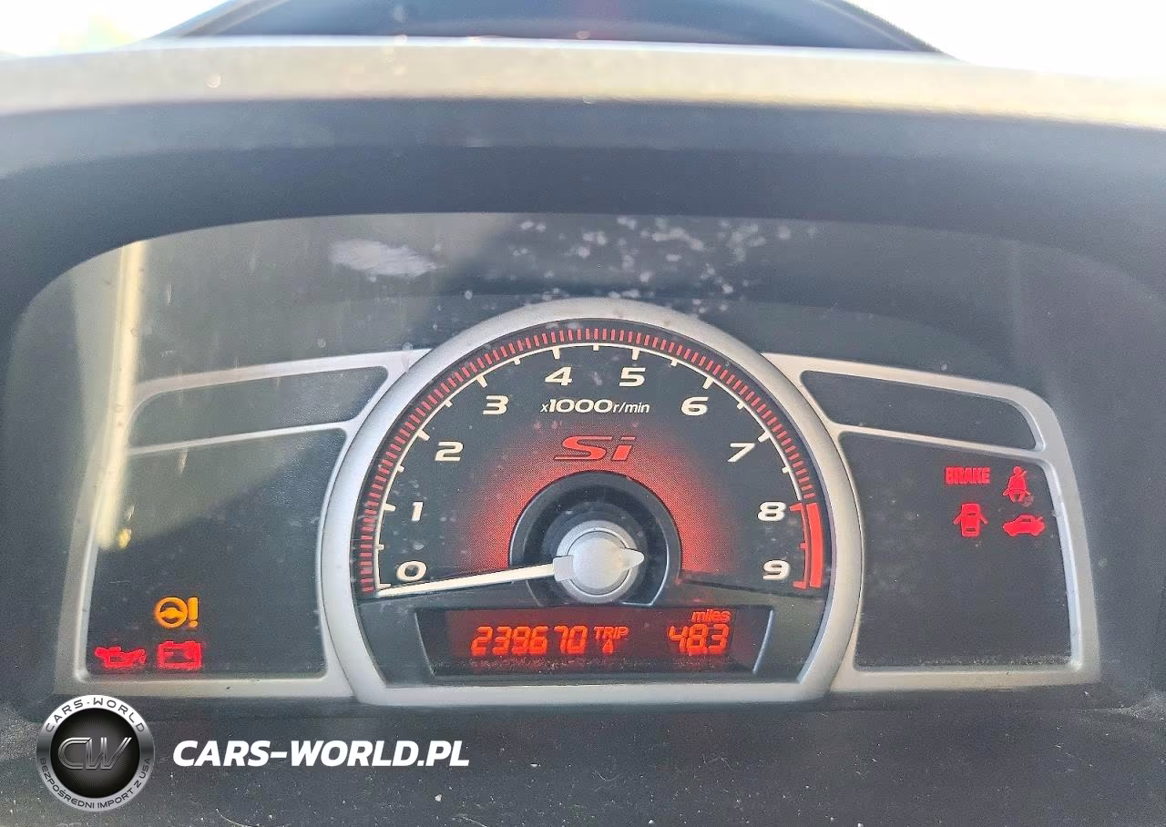2008 Honda Civic Si VIN:2HGFG21568H708399 - 9