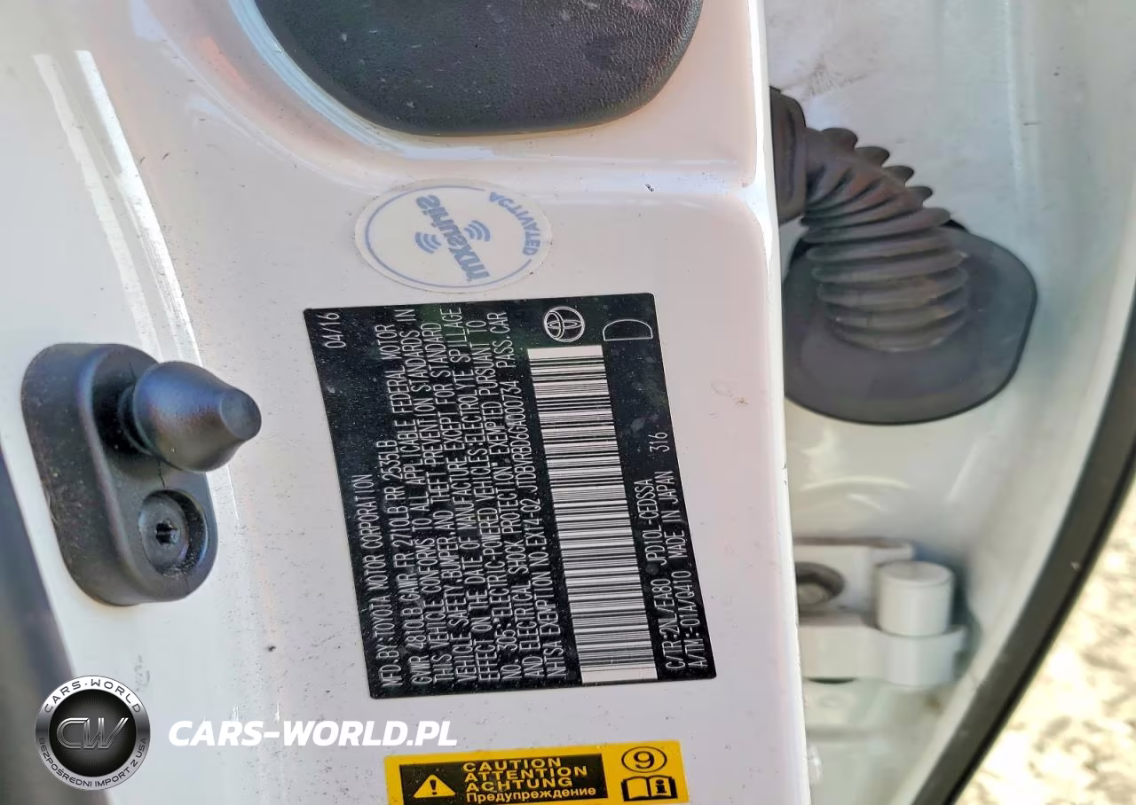 2016 Toyota Mirai VIN:JTDBVRBD6GA000734 - 12