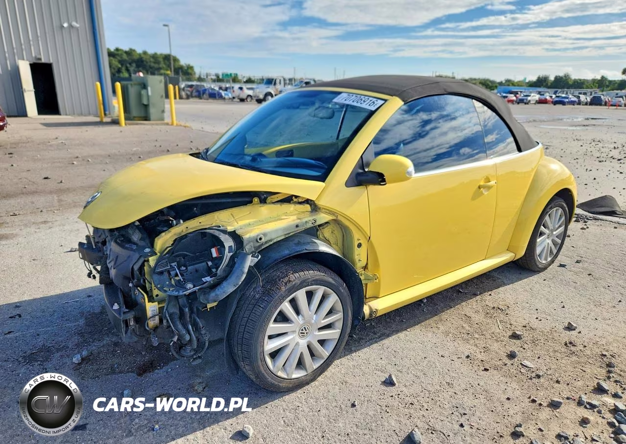 2008 Volkswagen New Beetle Convertible Se VIN:3VWRF31Y38M414536 - 1