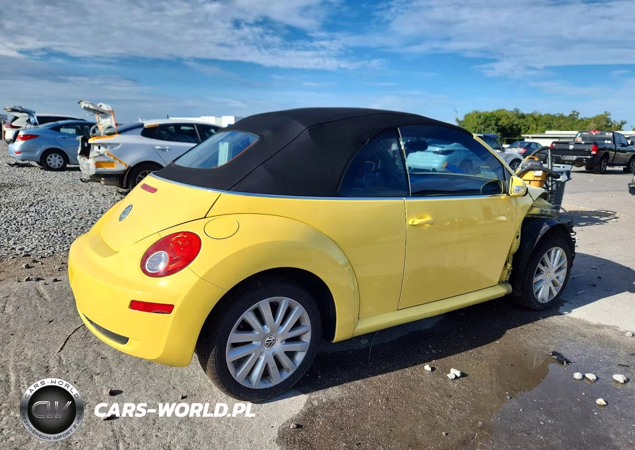 2008 Volkswagen New Beetle Convertible Se VIN:3VWRF31Y38M414536 - 3