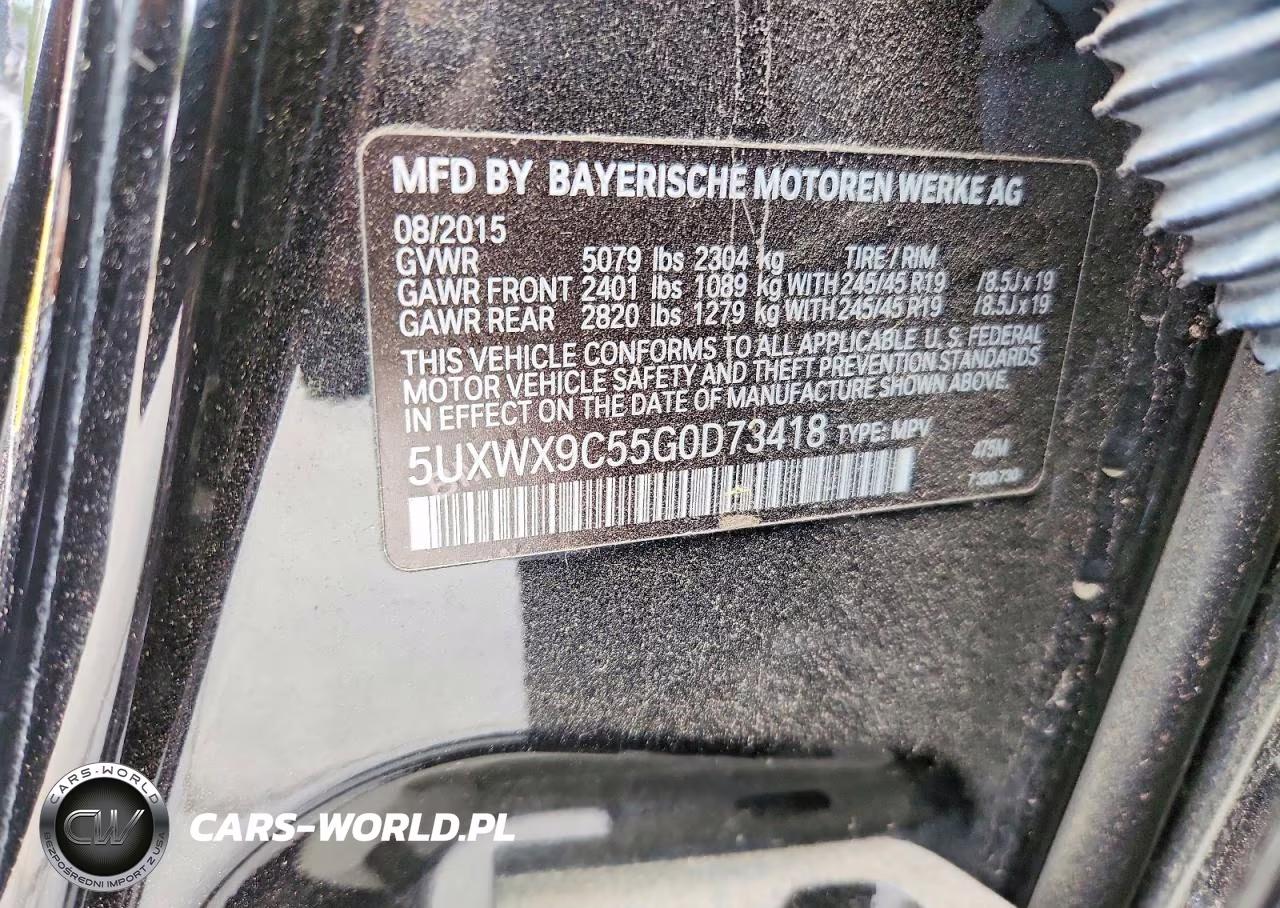 2016 BMW X3 xDrive28I VIN:5UXWX9C55G0D73418 - 13