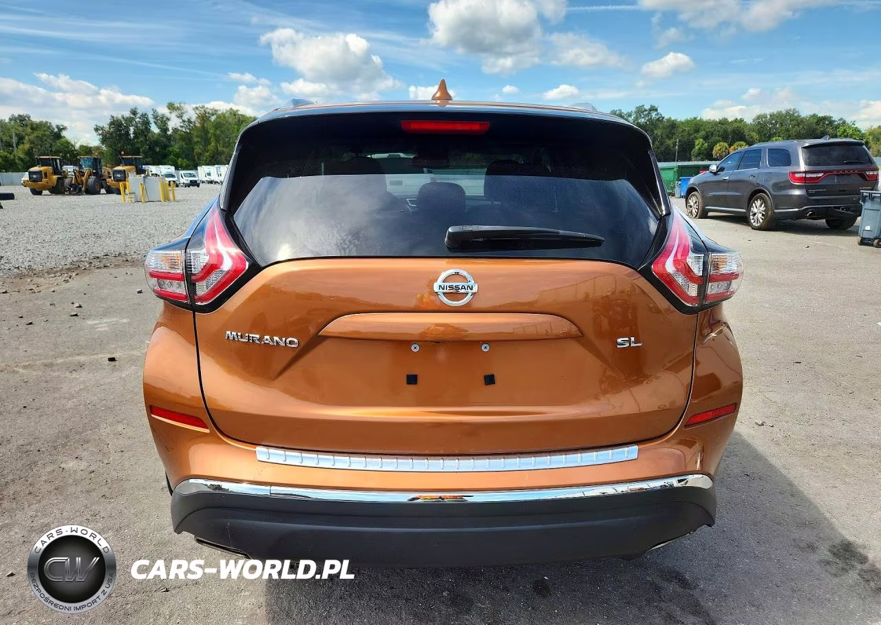 2017 Nissan Murano Sl VIN:5N1AZ2MG2HN107798 - 6
