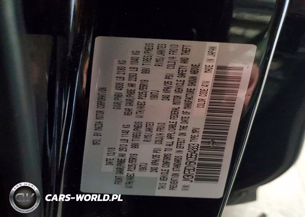2019 Mazda Cx-5 Grand Touring Reserve VIN:JM3KFBDY6K0554883 - 13