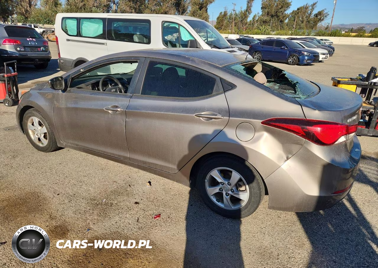 2014 Hyundai Elantra Se VIN:5NPDH4AE1EH527826 - 2