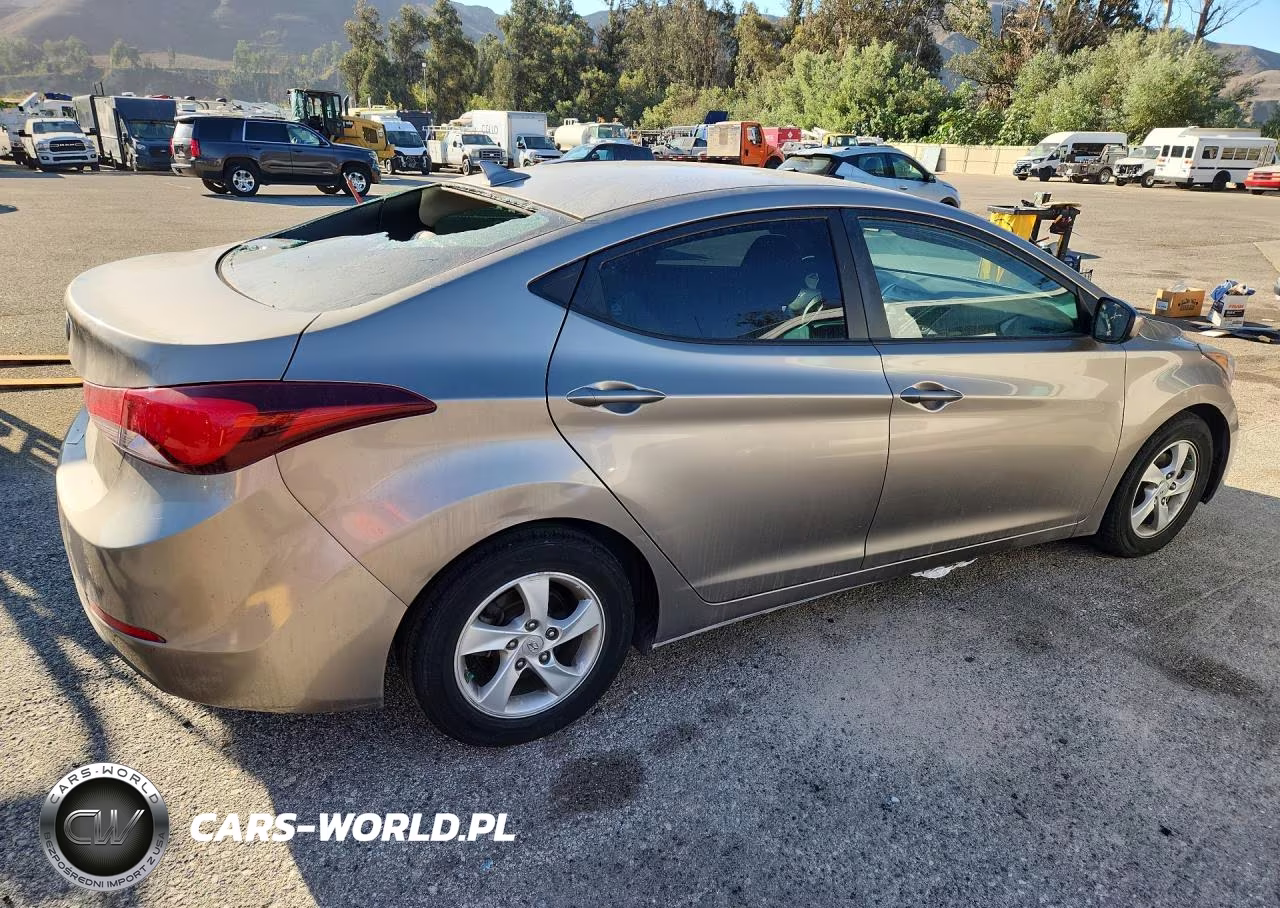 2014 Hyundai Elantra Se VIN:5NPDH4AE1EH527826 - 3