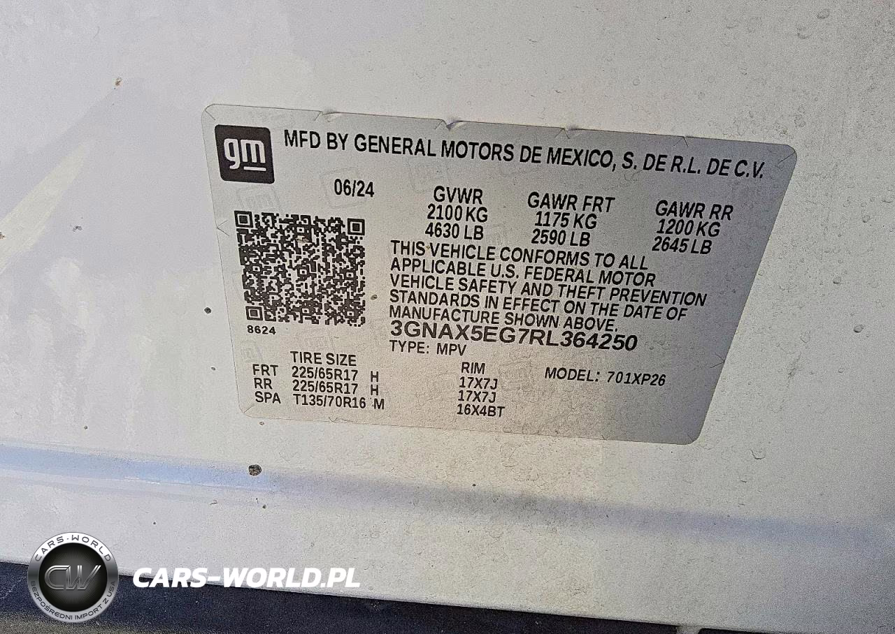 2024 Chevrolet Equinox Ls VIN:3GNAX5EG7RL364250 - 12