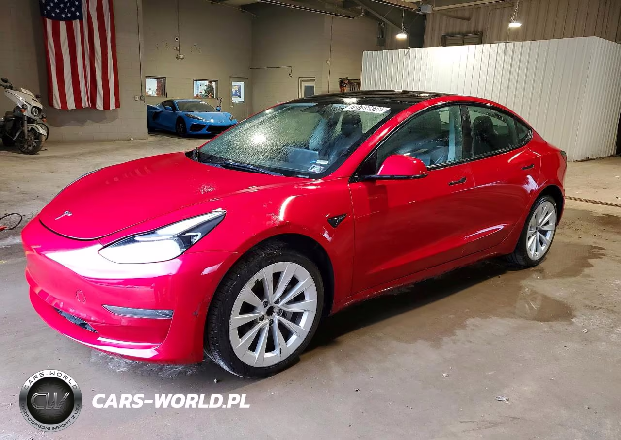 2022 Tesla Model 3 VIN:5YJ3E1EA7NF288338 - 1