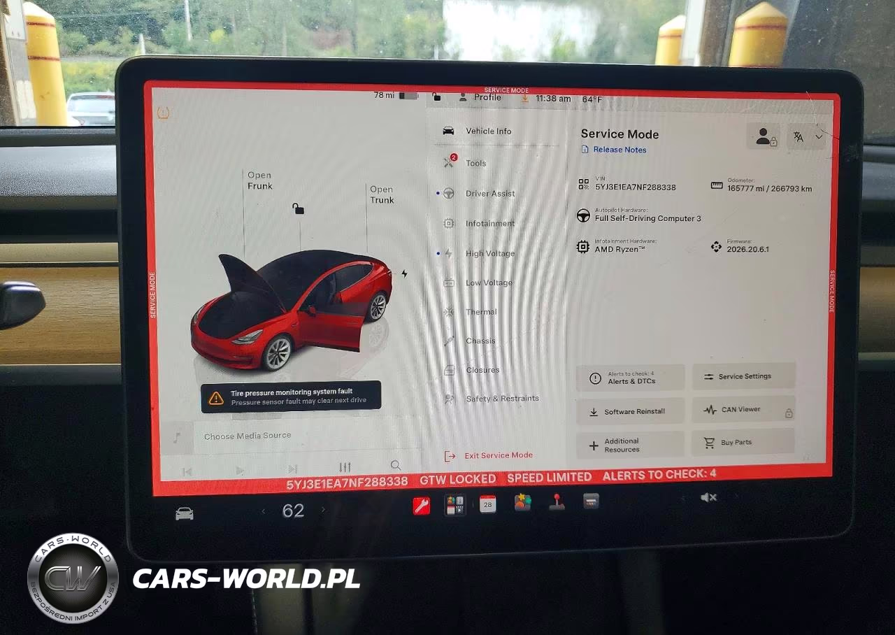 2022 Tesla Model 3 VIN:5YJ3E1EA7NF288338 - 9