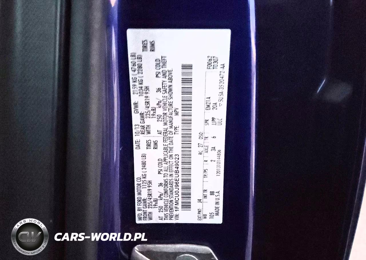 2014 Ford Escape Titanium VIN:1FMCU0J96EUB49023 - 14