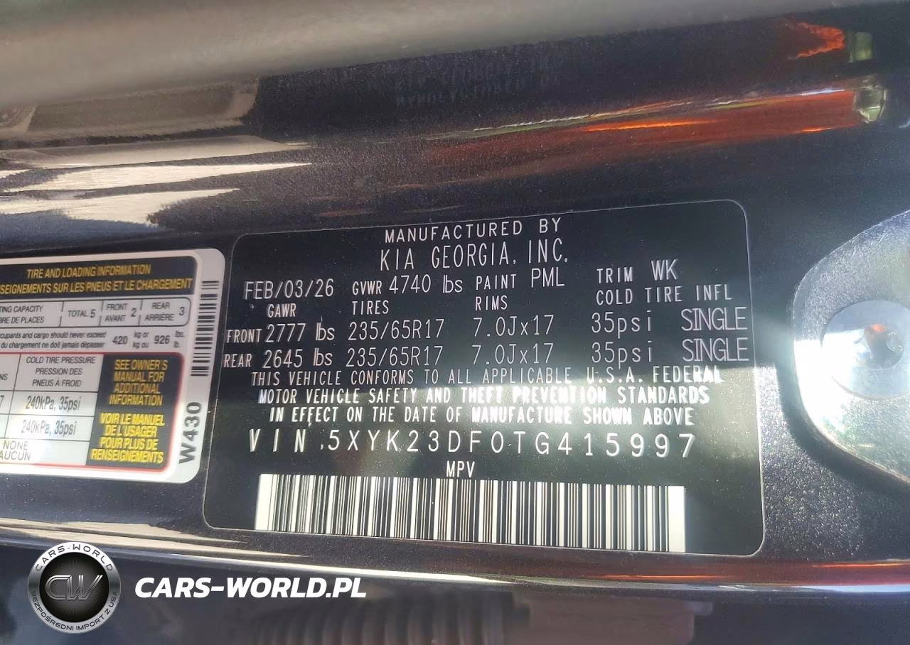 2026 Kia Sportage Lx VIN:5XYK23DF0TG415997 - 13