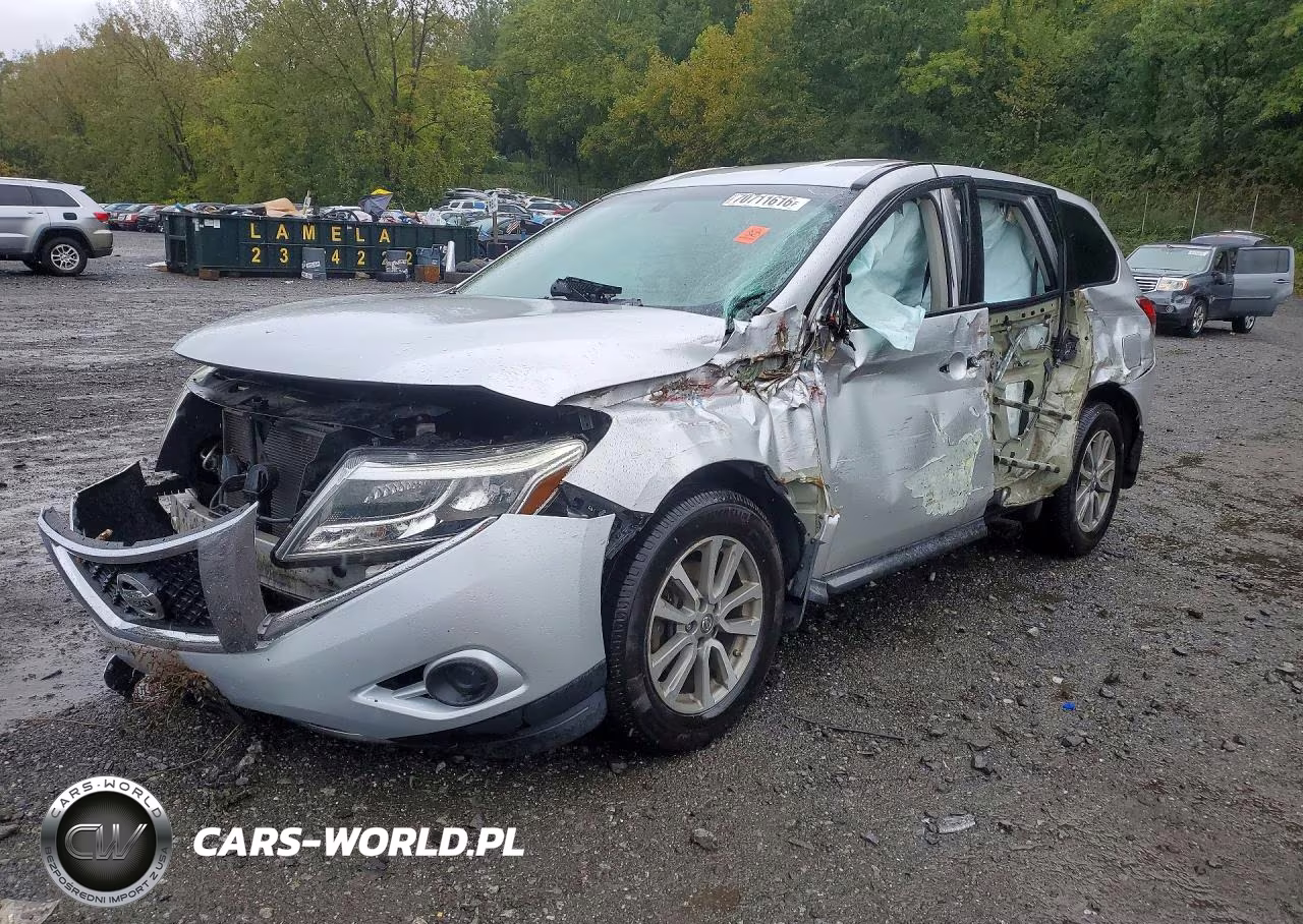 2014 Nissan Pathfinder S VIN:5N1AR2MM0EC613658 - 1