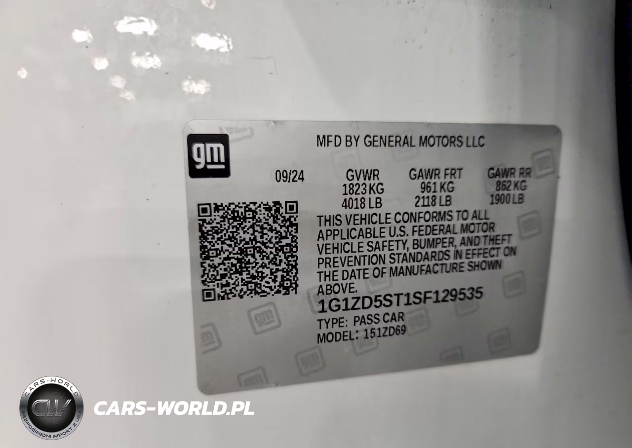 2025 Chevrolet Malibu Lt VIN:1G1ZD5ST1SF129535 - 13