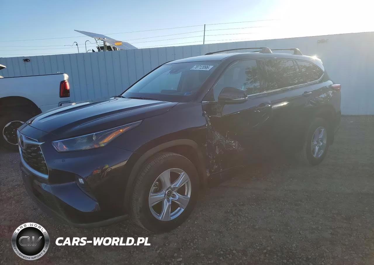 2022 Toyota Highlander Le VIN:5TDBZRBH6NS562107 - 1