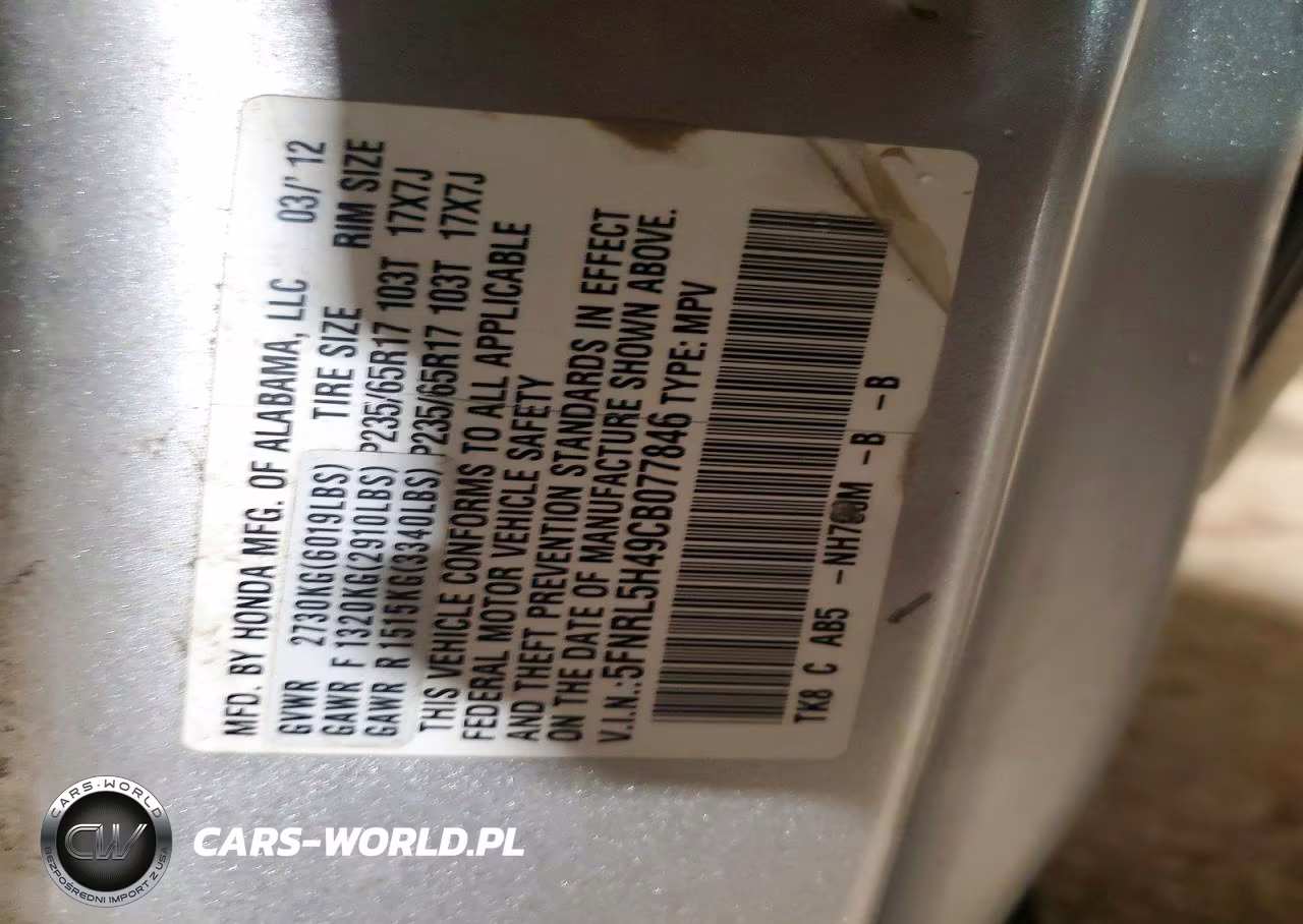 2012 Honda Odyssey Ex VIN:5FNRL5H49CB077846 - 13