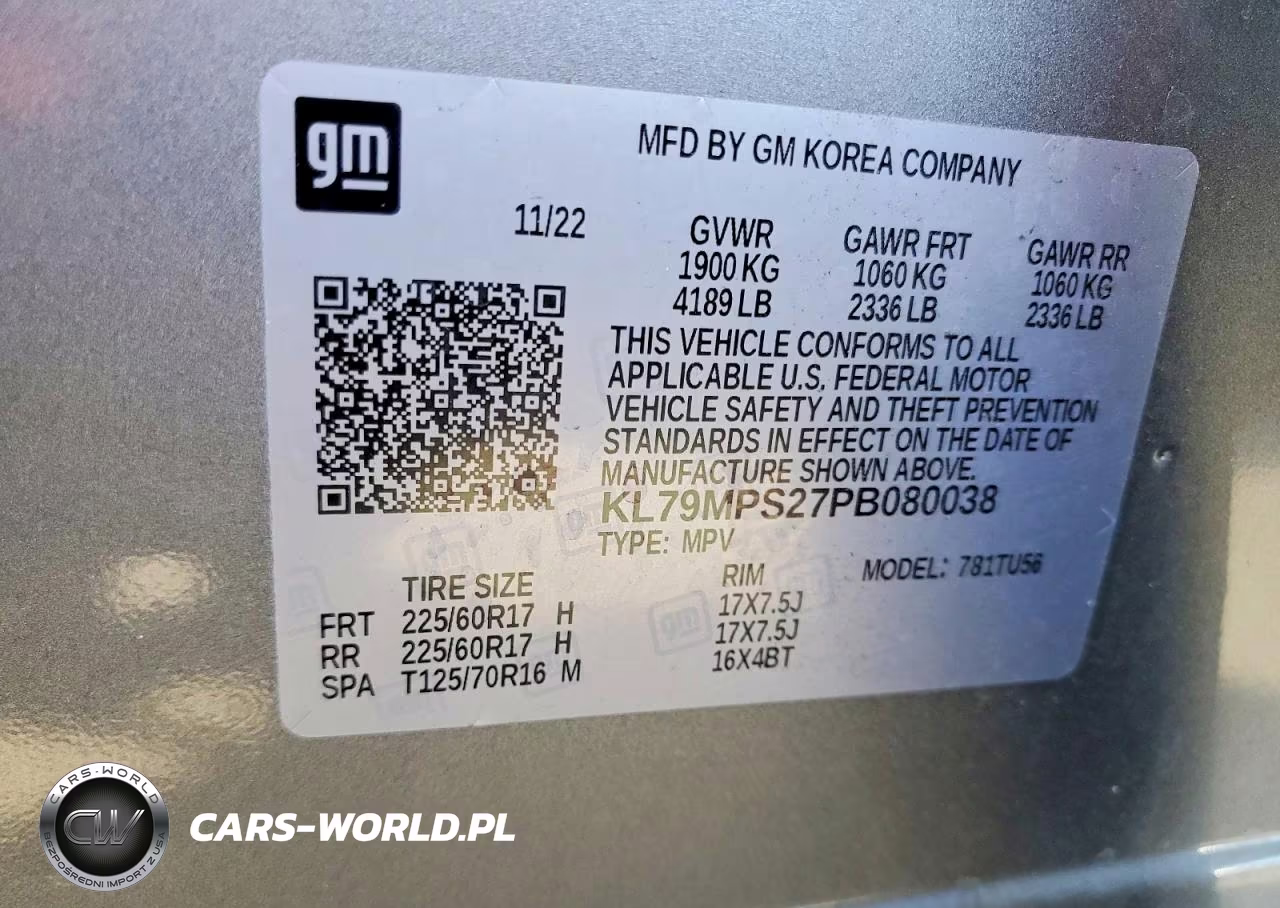 2023 Chevrolet Trailblazer Lt VIN:KL79MPS27PB080038 - 13