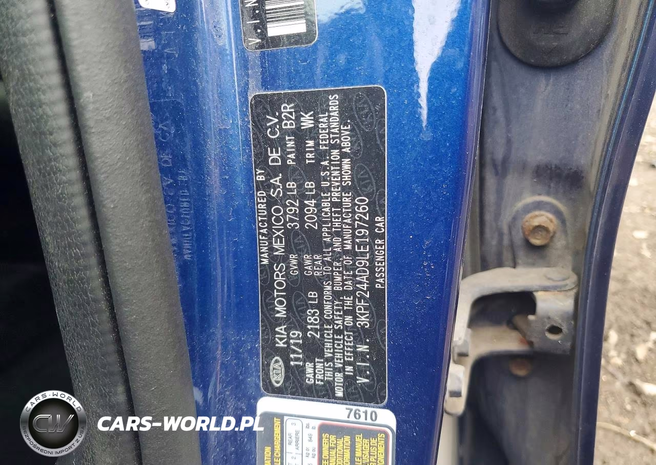 2020 Kia Forte Lxs VIN:3KPF24AD9LE197260 - 13