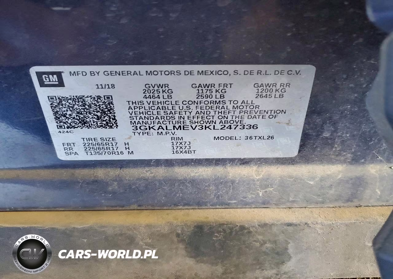 2019 GMC Terrain Sle VIN:3GKALMEV3KL247336 - 13