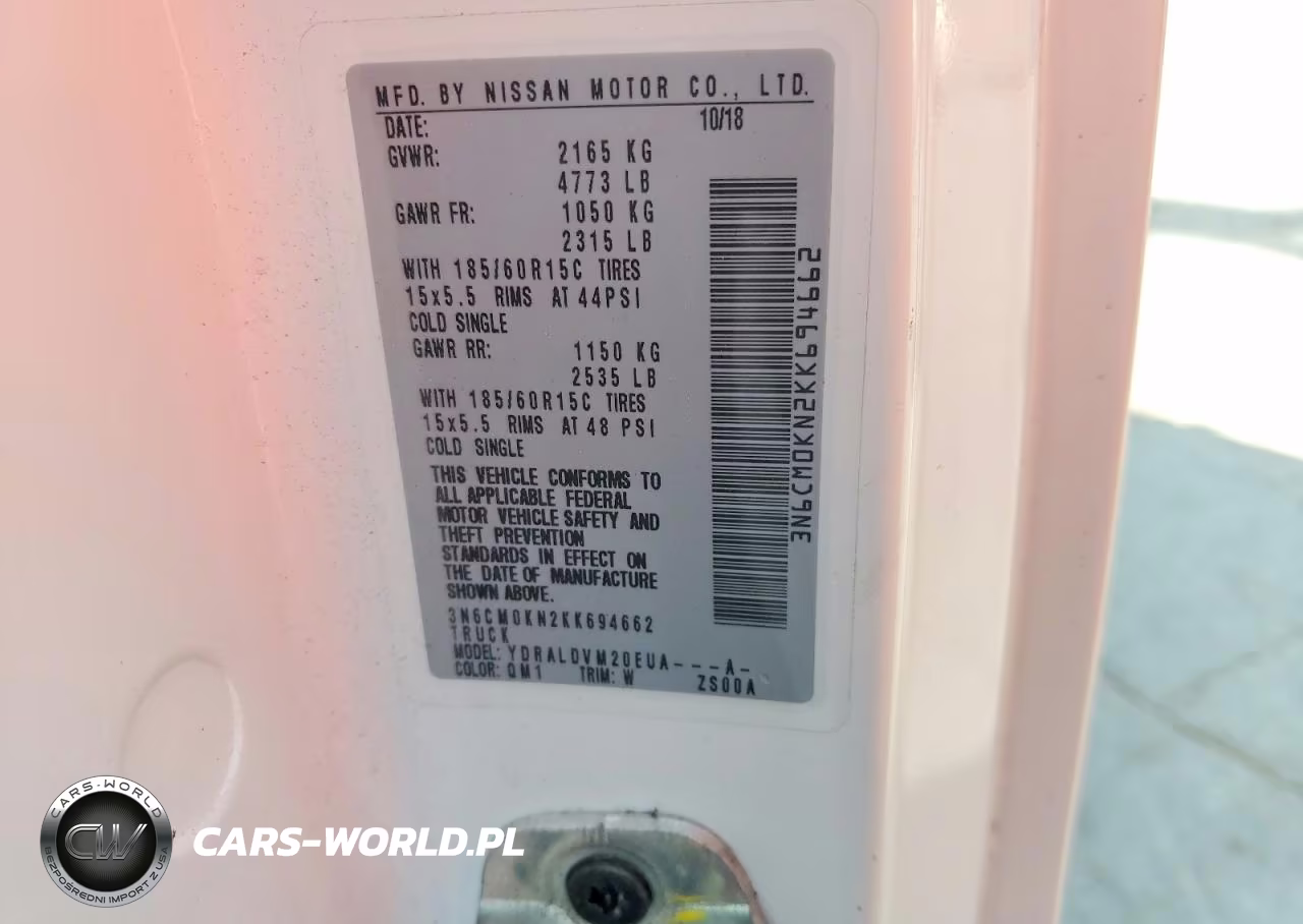 2019 Nissan Nv200 Delivery Van VIN:3N6CM0KN2KK694662 - 13