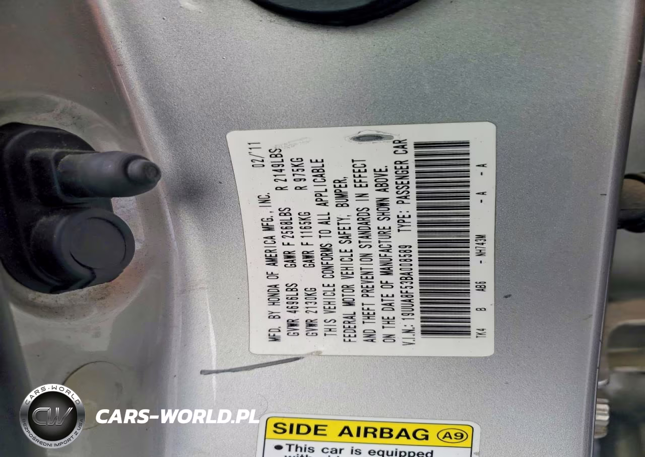 2011 Acura Tl VIN:19UUA8F53BA008589 - 12