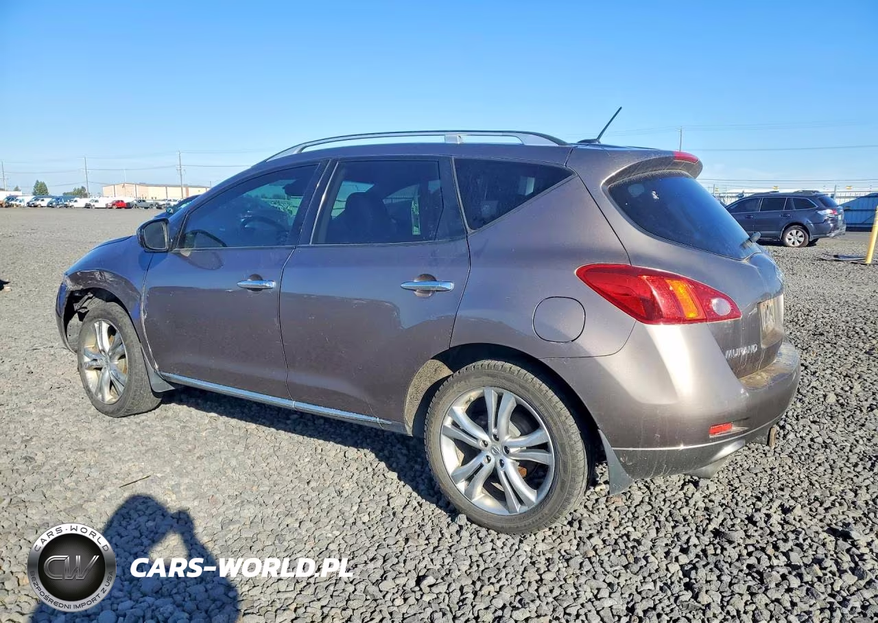 2009 Nissan Murano S VIN:JN8AZ18W69W124118 - 2