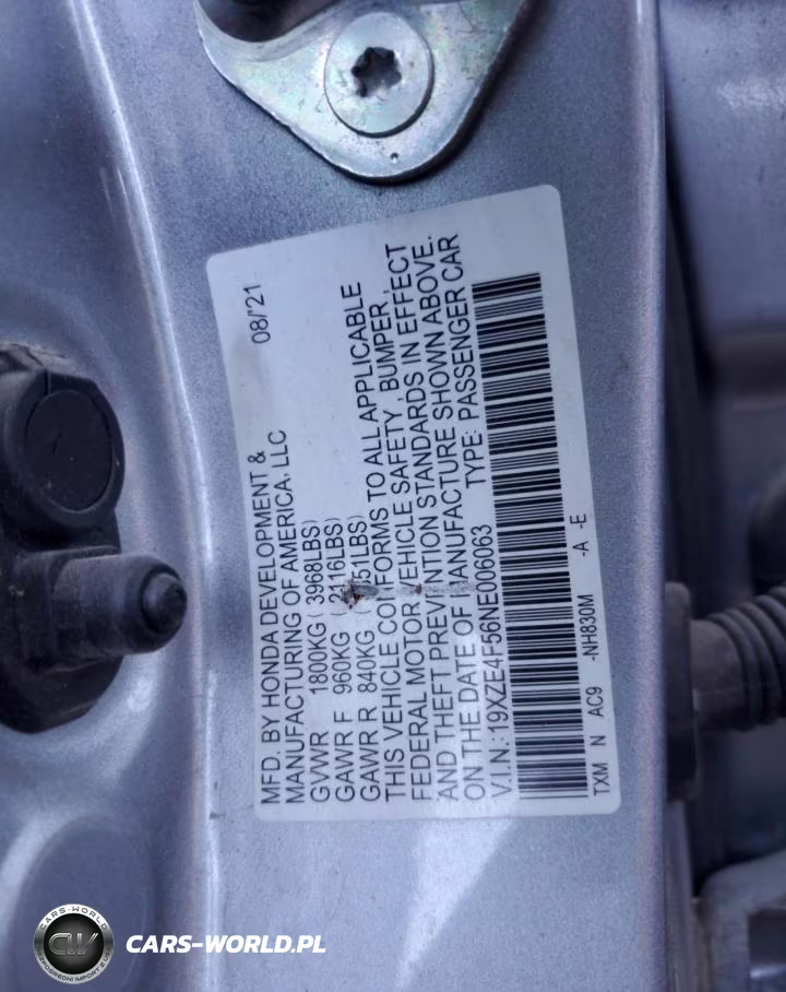 2022 Honda Insight Ex VIN:19XZE4F56NE006063 - 13