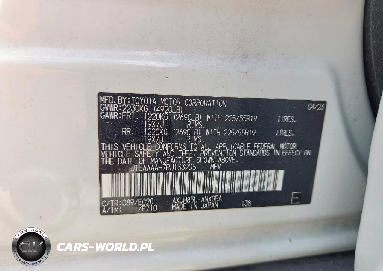 2023 Toyota Venza Nightshade Edition VIN:JTEAAAAH7PJ133205 - 13