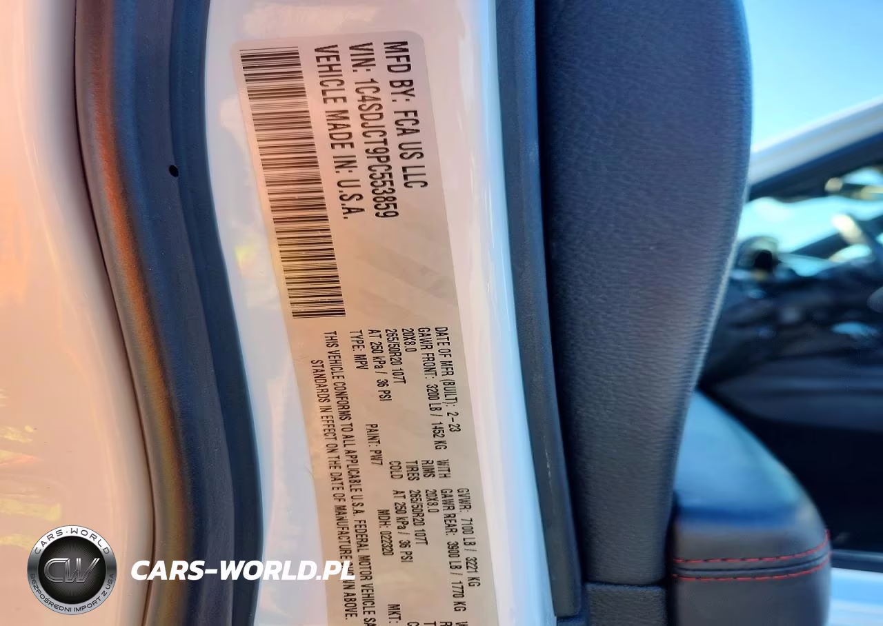 2023 Dodge Durango R-T VIN:1C4SDJCT9PC553859 - 13