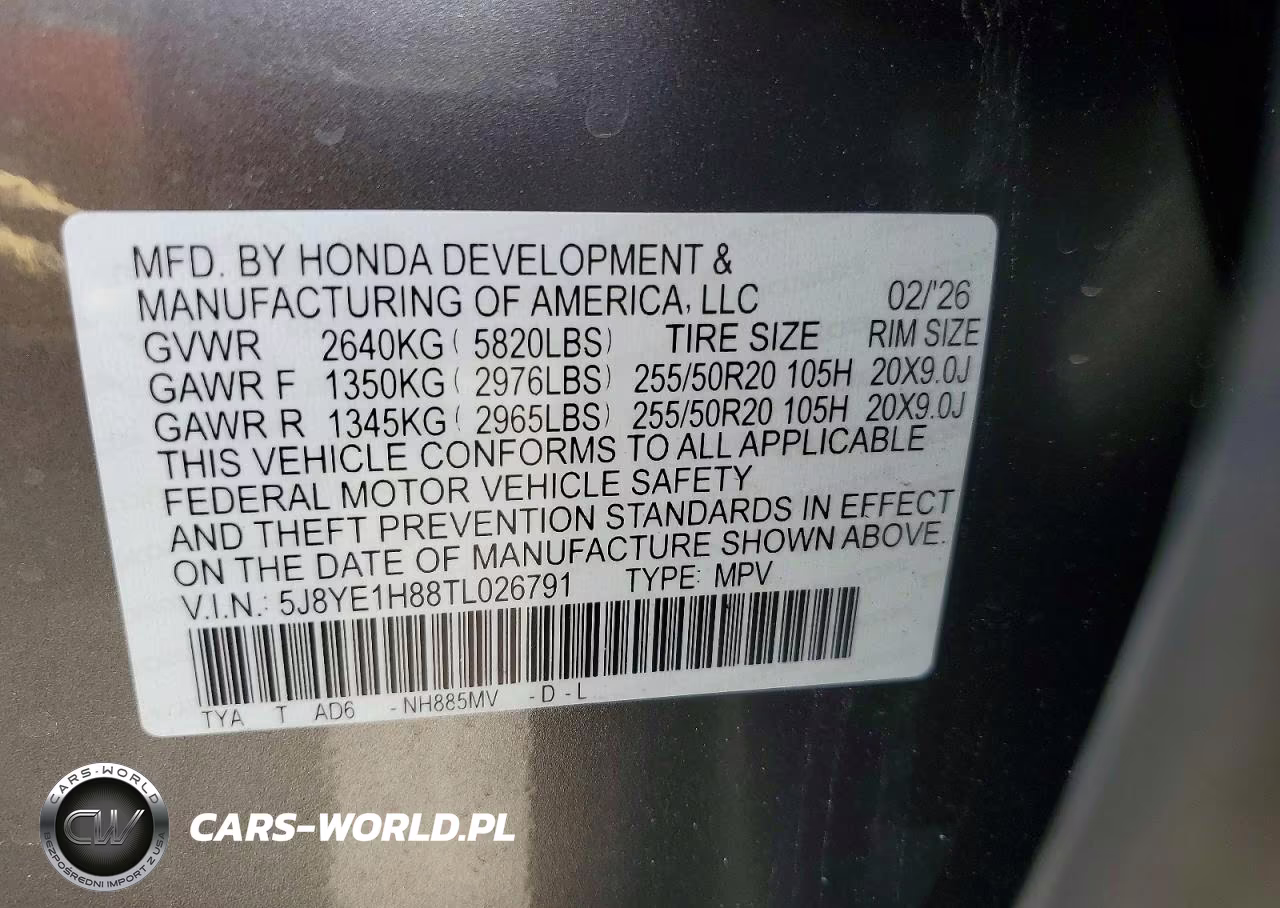2026 Acura Mdx Advance VIN:5J8YE1H88TL026791 - 14