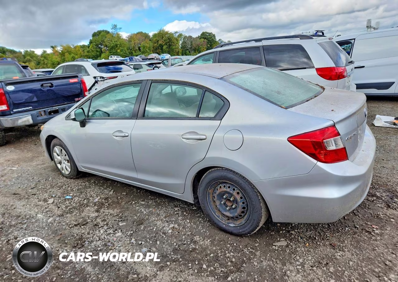 2012 Honda Civic Lx VIN:2HGFB2F59CH306621 - 2