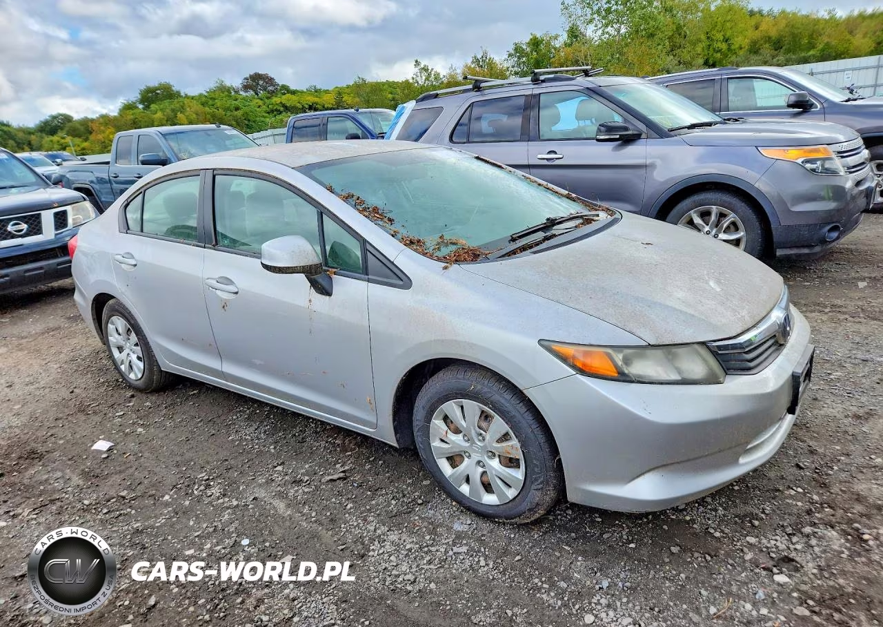 2012 Honda Civic Lx VIN:2HGFB2F59CH306621 - 4