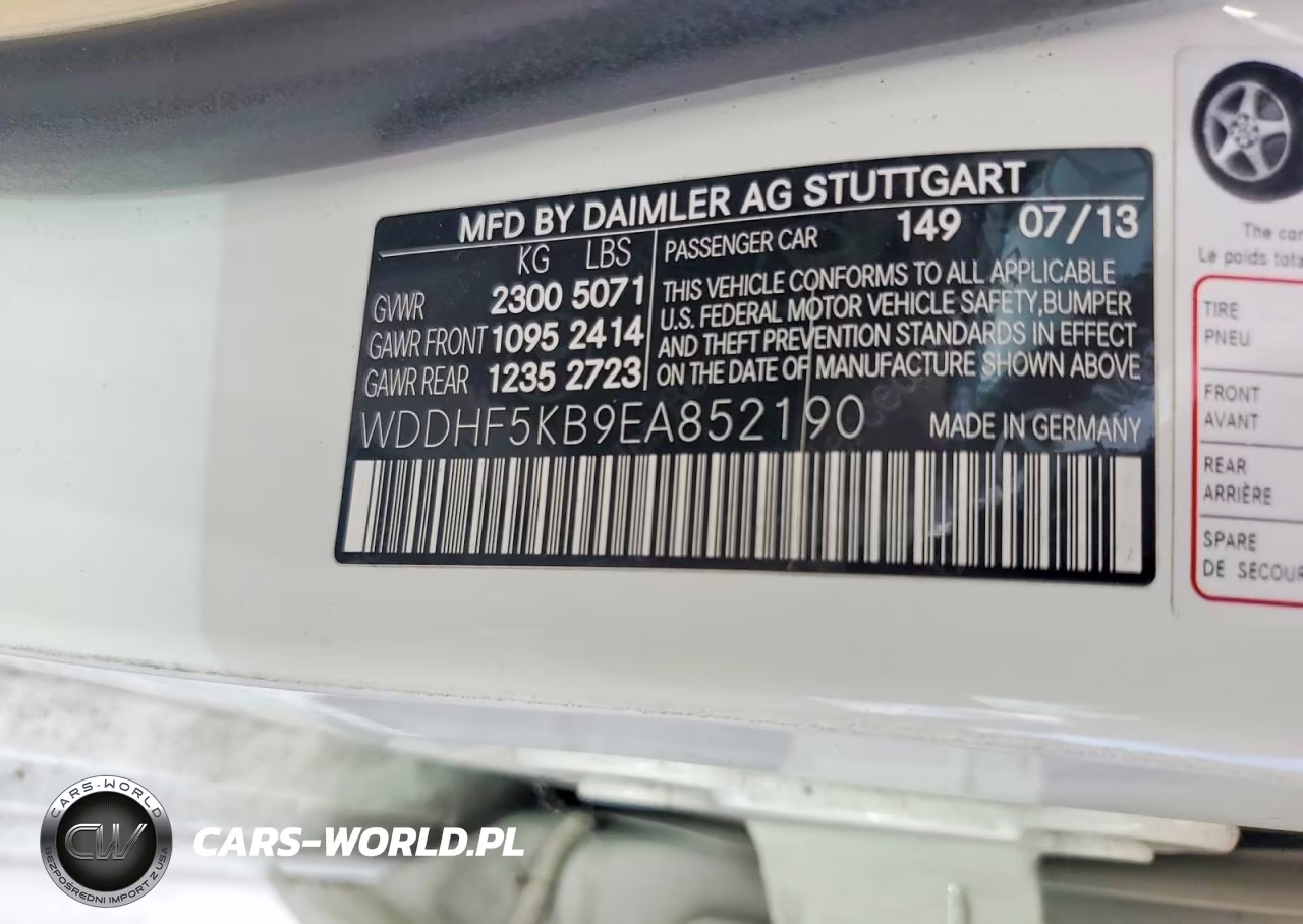 2014 Mercedes-Benz E 350 VIN:WDDHF5KB9EA852190 - 12