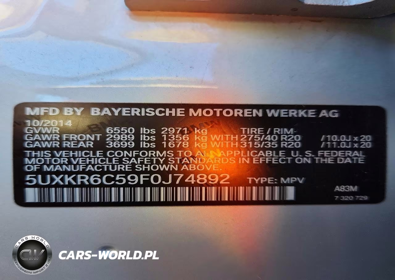 2015 BMW X5 xDrive50I VIN:5UXKR6C59F0J74892 - 13