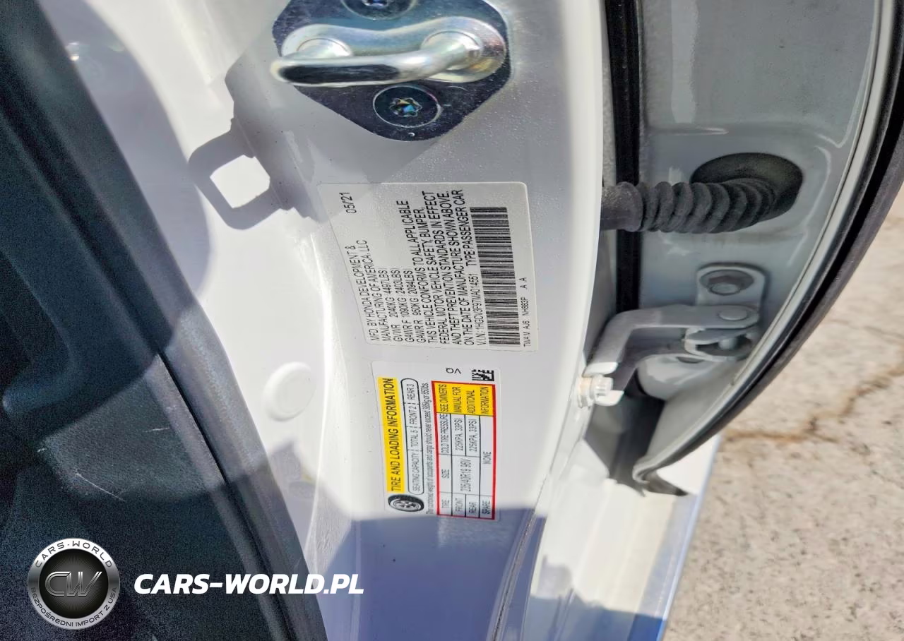 2021 Honda Accord Touring Hybrid VIN:1HGCV3F97MA014551 - 12