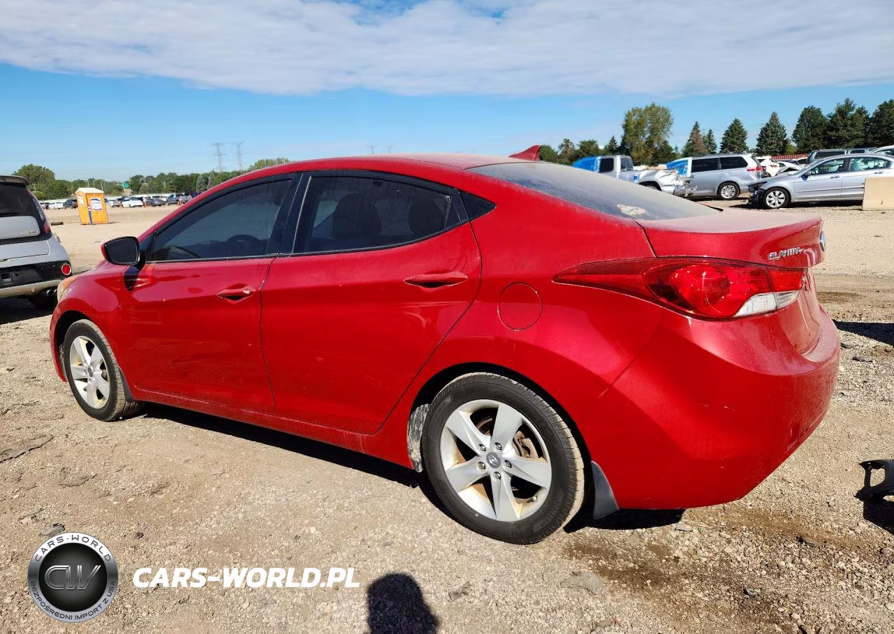 2013 Hyundai Elantra Gls VIN:KMHDH4AEXDU935449 - 2