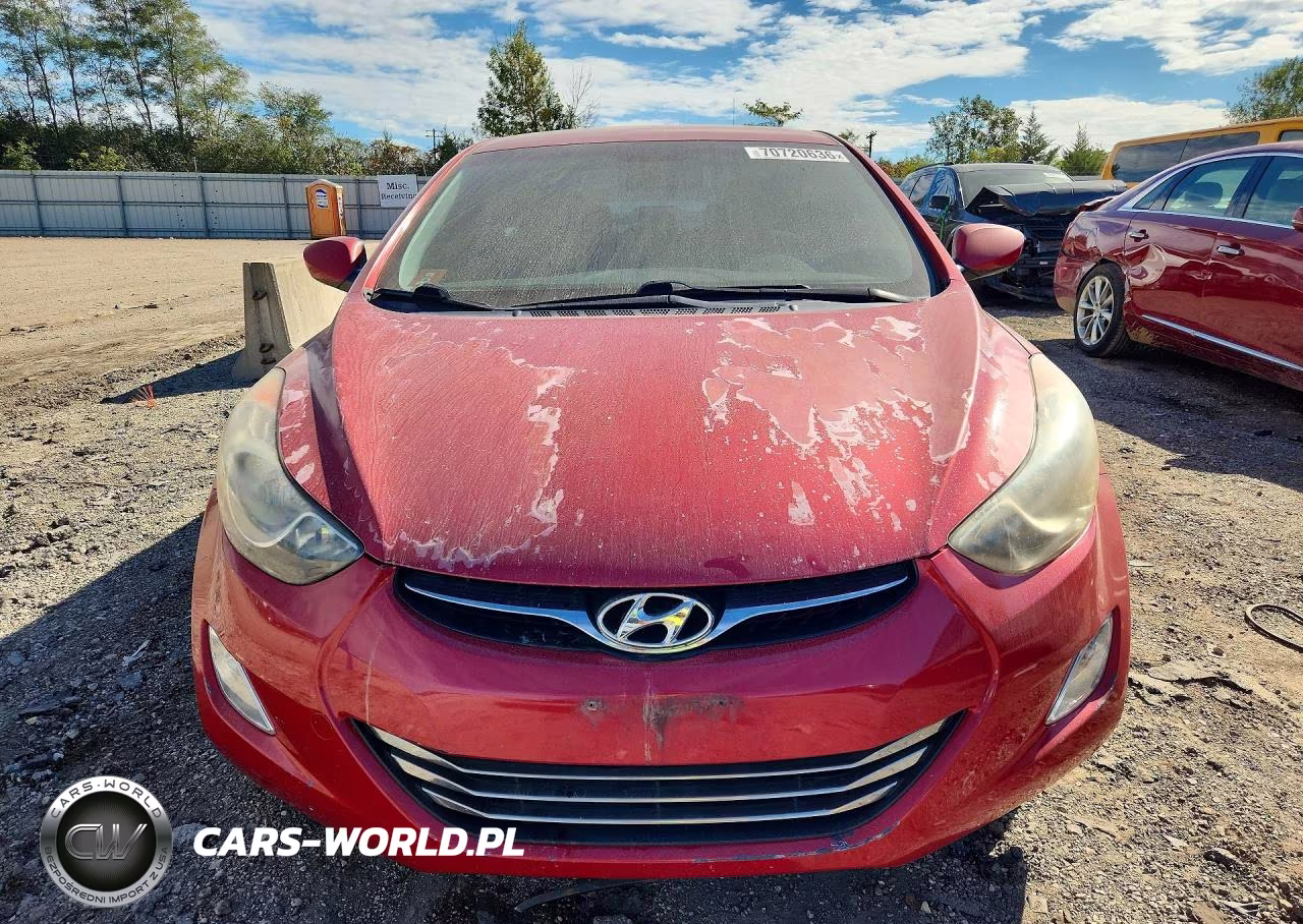 2013 Hyundai Elantra Gls VIN:KMHDH4AEXDU935449 - 5